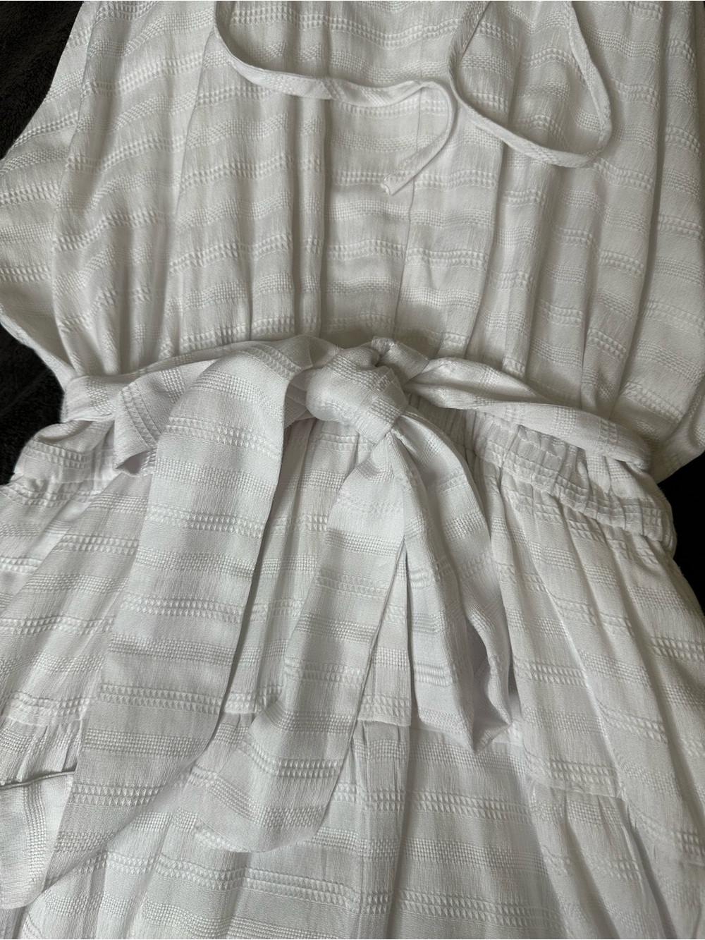New York &‎ Company Cream Halter Tie-Back Maxi Dress A3-024 - Picture 4 of 15